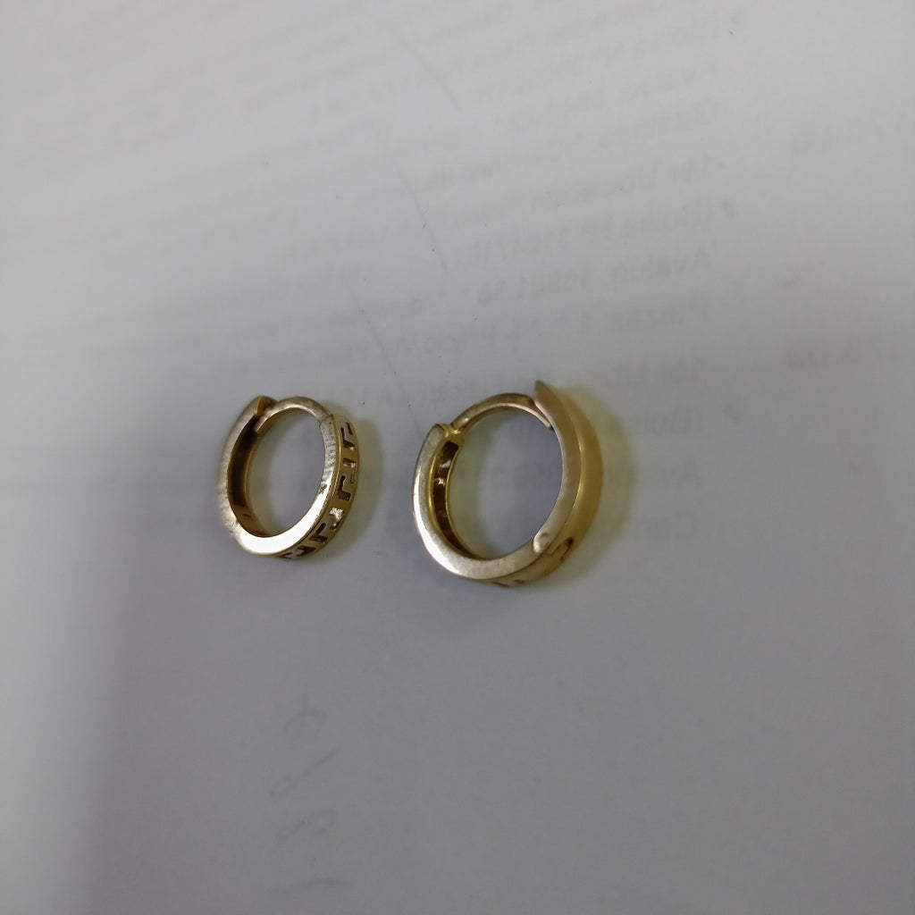 ARETES PAR ORO 10 K 2 GRMS (SEMINUEVO)