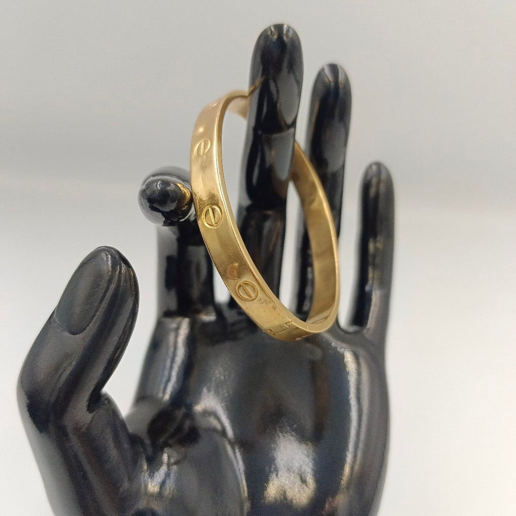 PULSERA RIGIDA ORO 14 K 12.4 GRMS (SEMINUEVO)