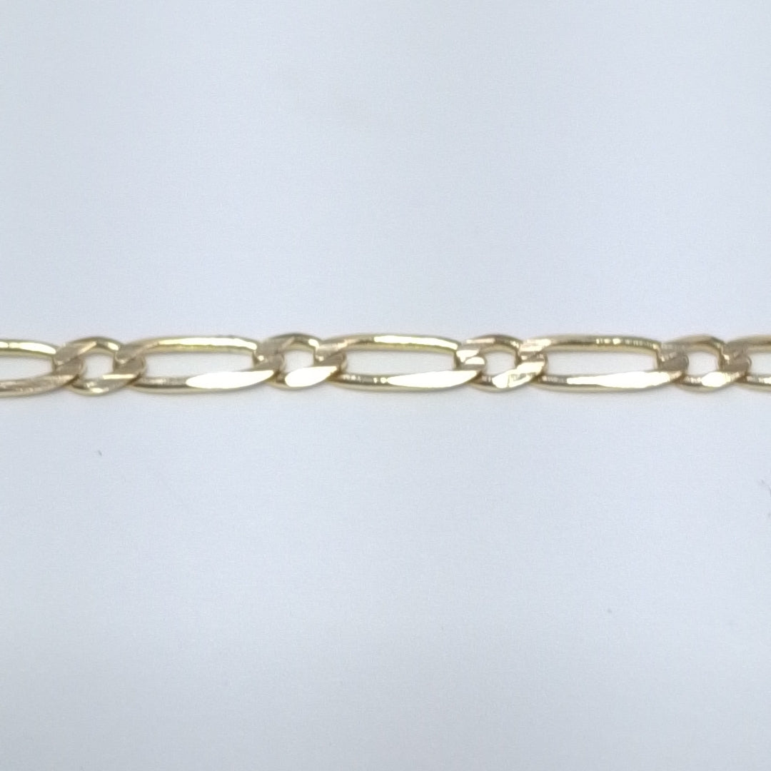 PULSERAS 1X1 ORO 14K 18 CM 2.7 GR (NUEVO)