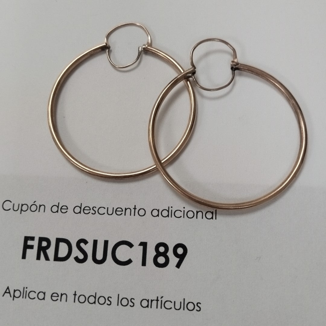 ARRACADAS PAR ORO 8 K 3.4 GRMS (SEMINUEVO)