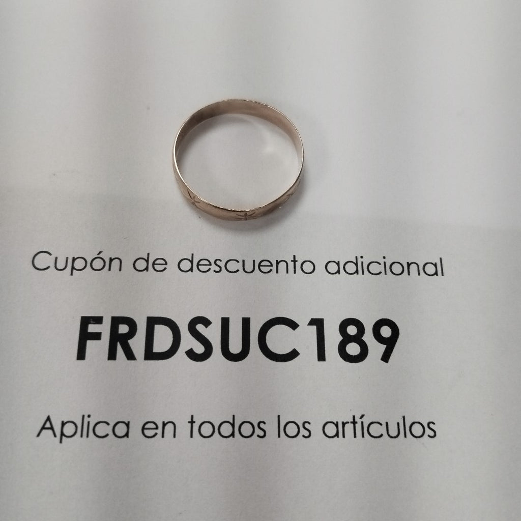 ARGOLLA ORO 8 K 1.4 GRMS (SEMINUEVO)