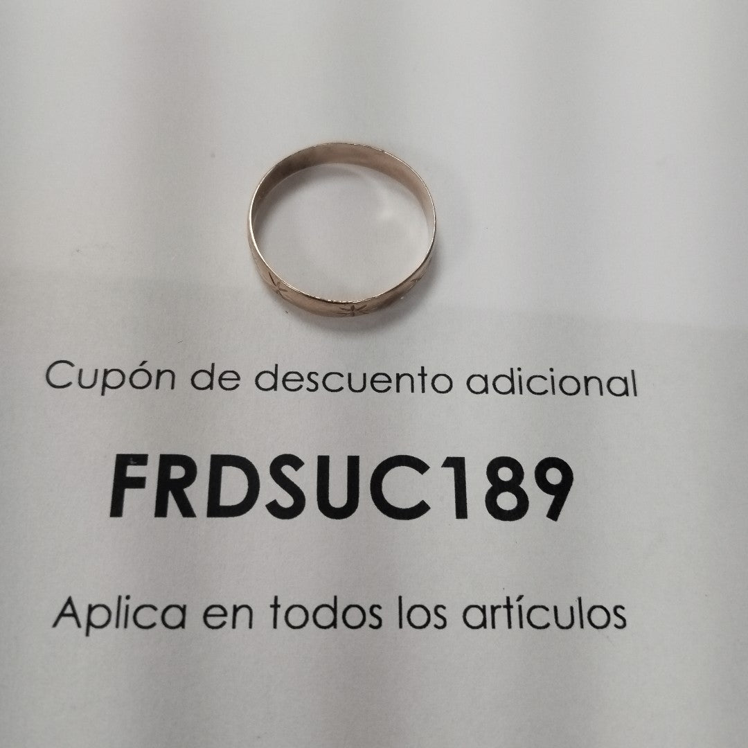 ARGOLLA ORO 8 K 1.4 GRMS (SEMINUEVO)