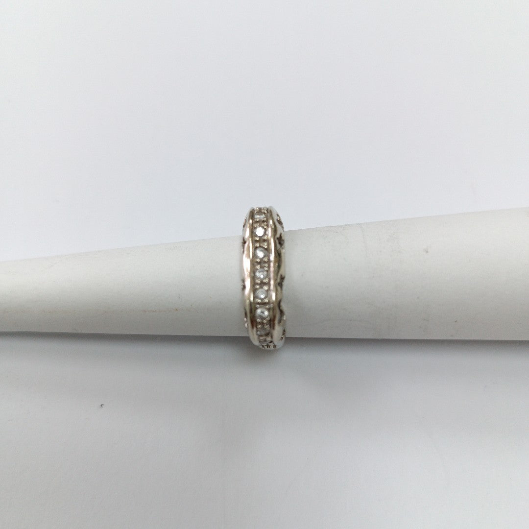 ANILLO ORO BLANCO 14 K 5 GRMS (SEMINUEVO)