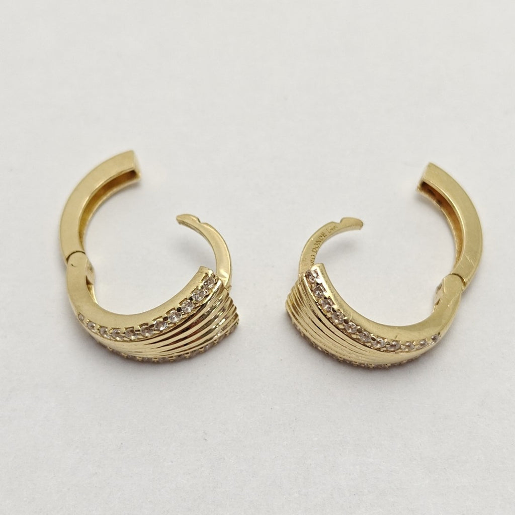 ARRACADAS PAR ORO 14 K 2.8 GRMS (SEMINUEVO)
