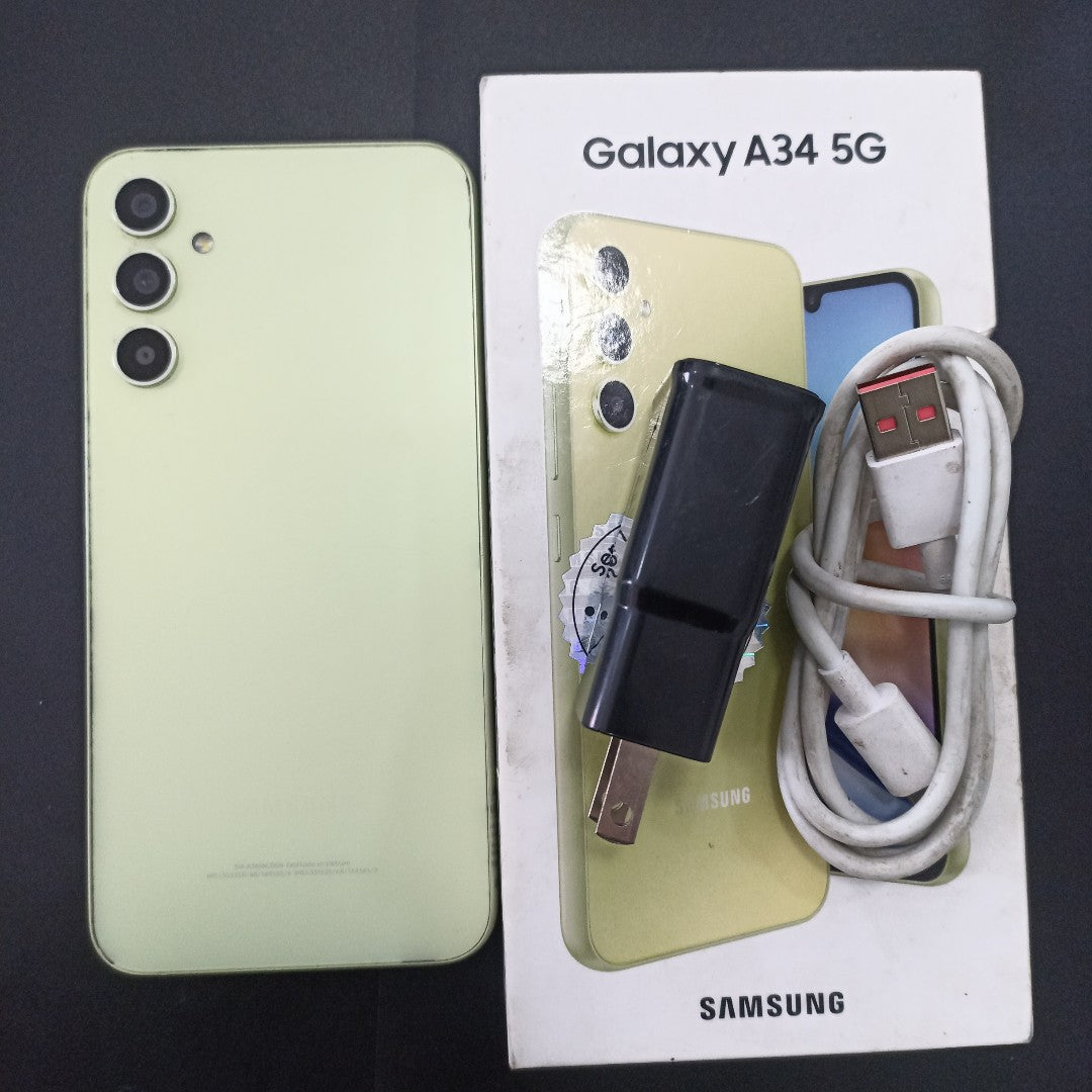 CELULAR SAMSUNG A34 5G SM-A346E/DSN (2024) 128 GB 6 GB RAM (SEMINUEVO)