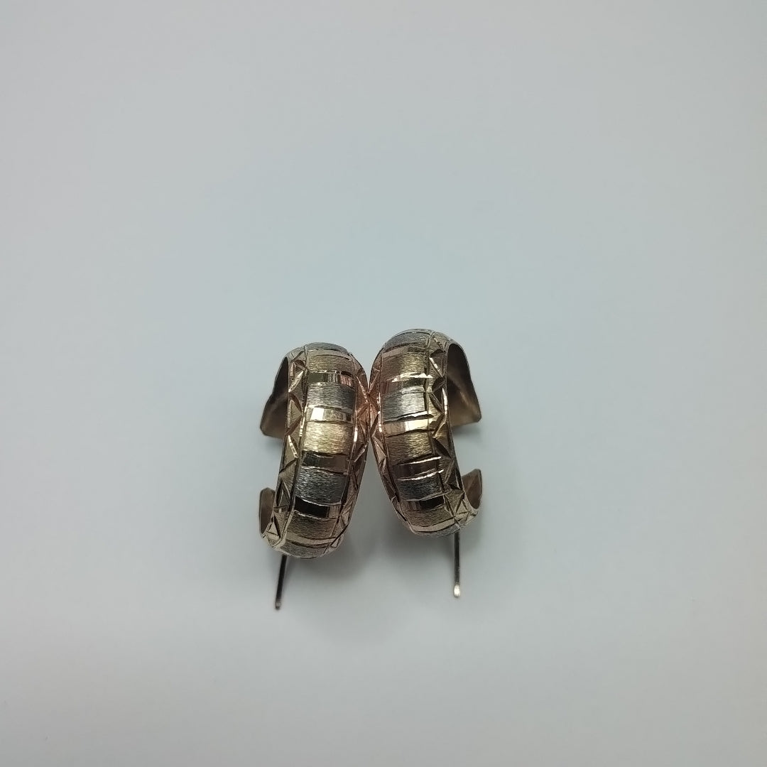 ARRACADAS PAR ORO 14 K 4.6 GRMS (SEMINUEVO)