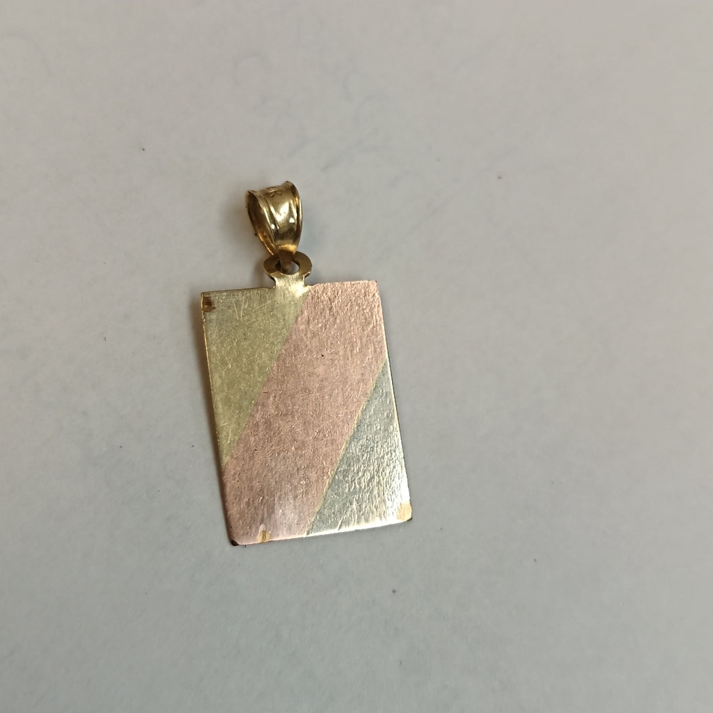 DIJE ORO COMBINADO 14 K 1,20 GRMS (SEMINUEVO)
