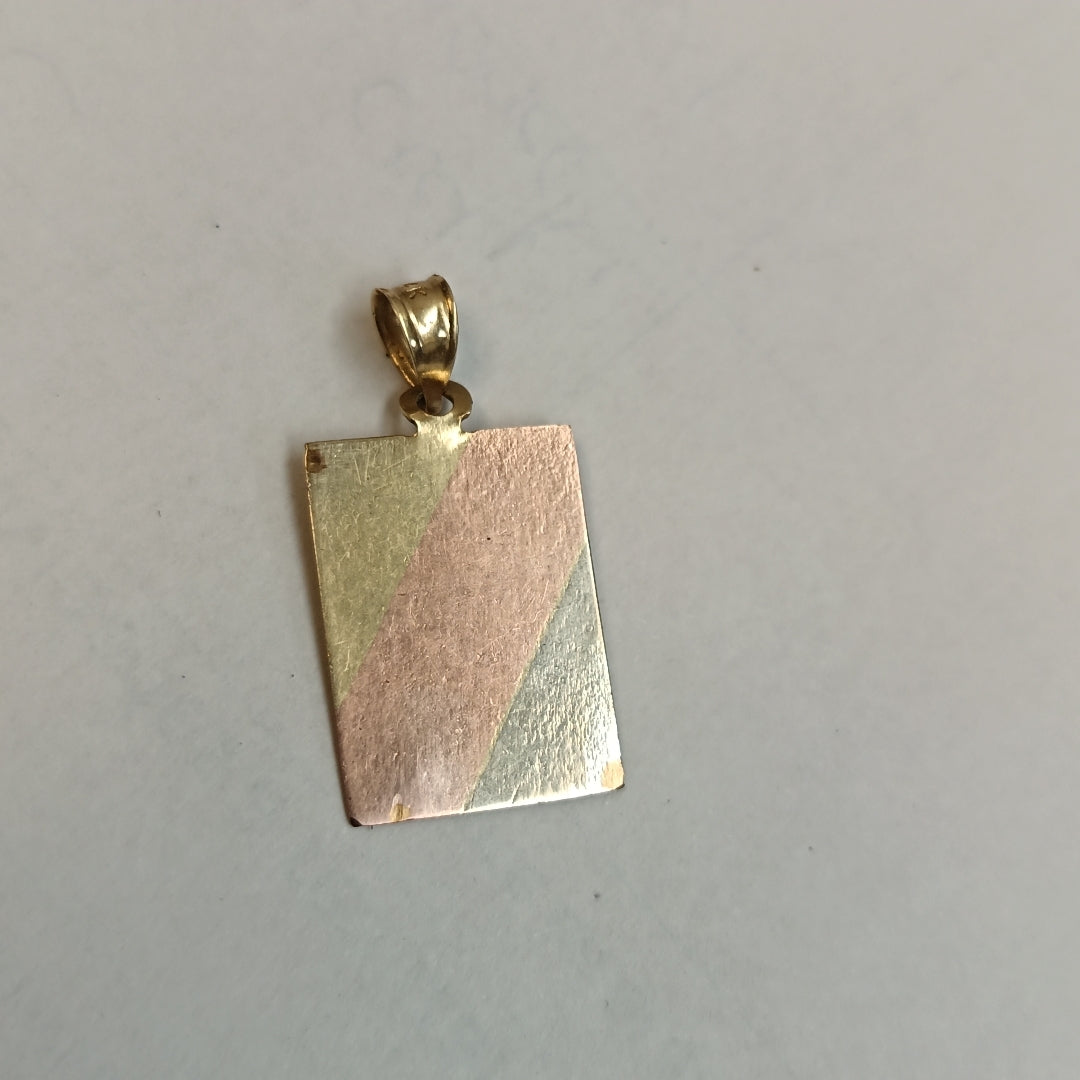 DIJE ORO COMBINADO 14 K 1,20 GRMS (SEMINUEVO)