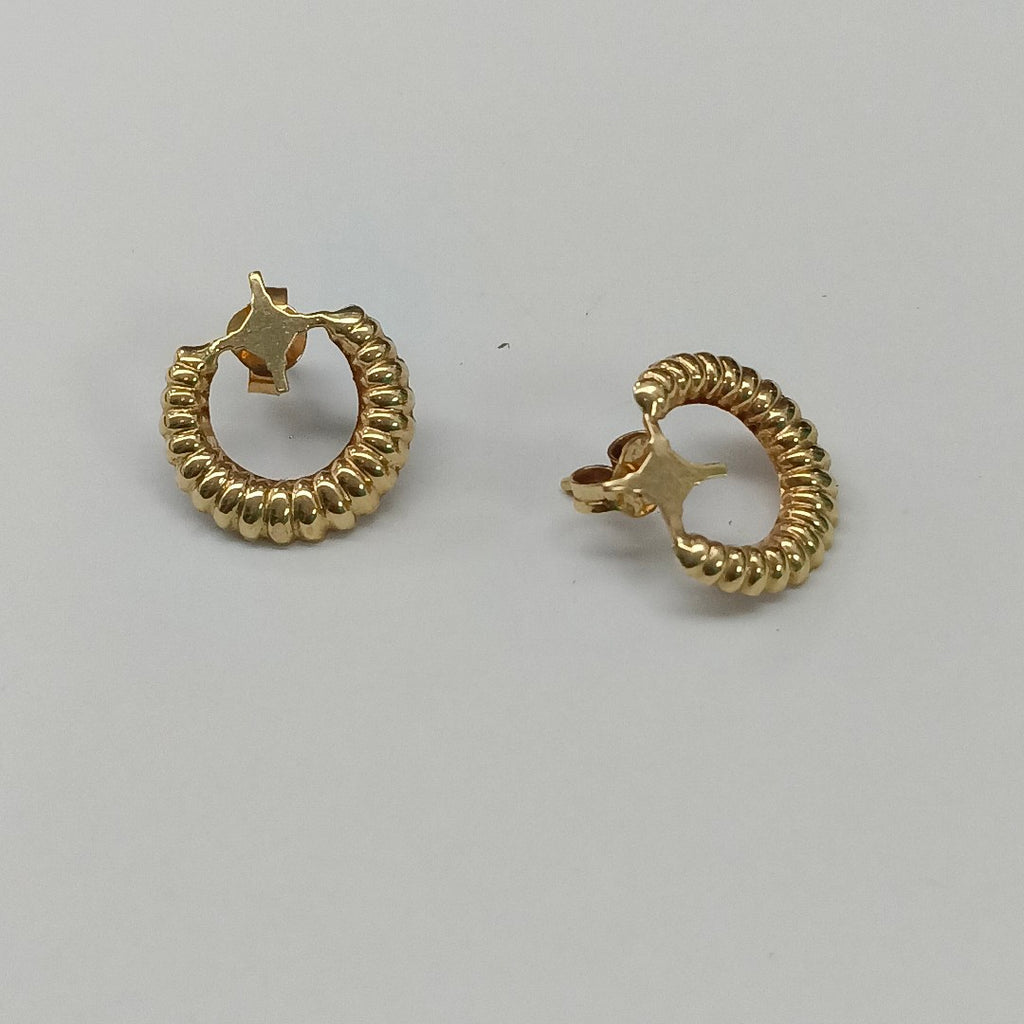 ARETES PAR ORO 14 K 1.3 GRMS (SEMINUEVO)