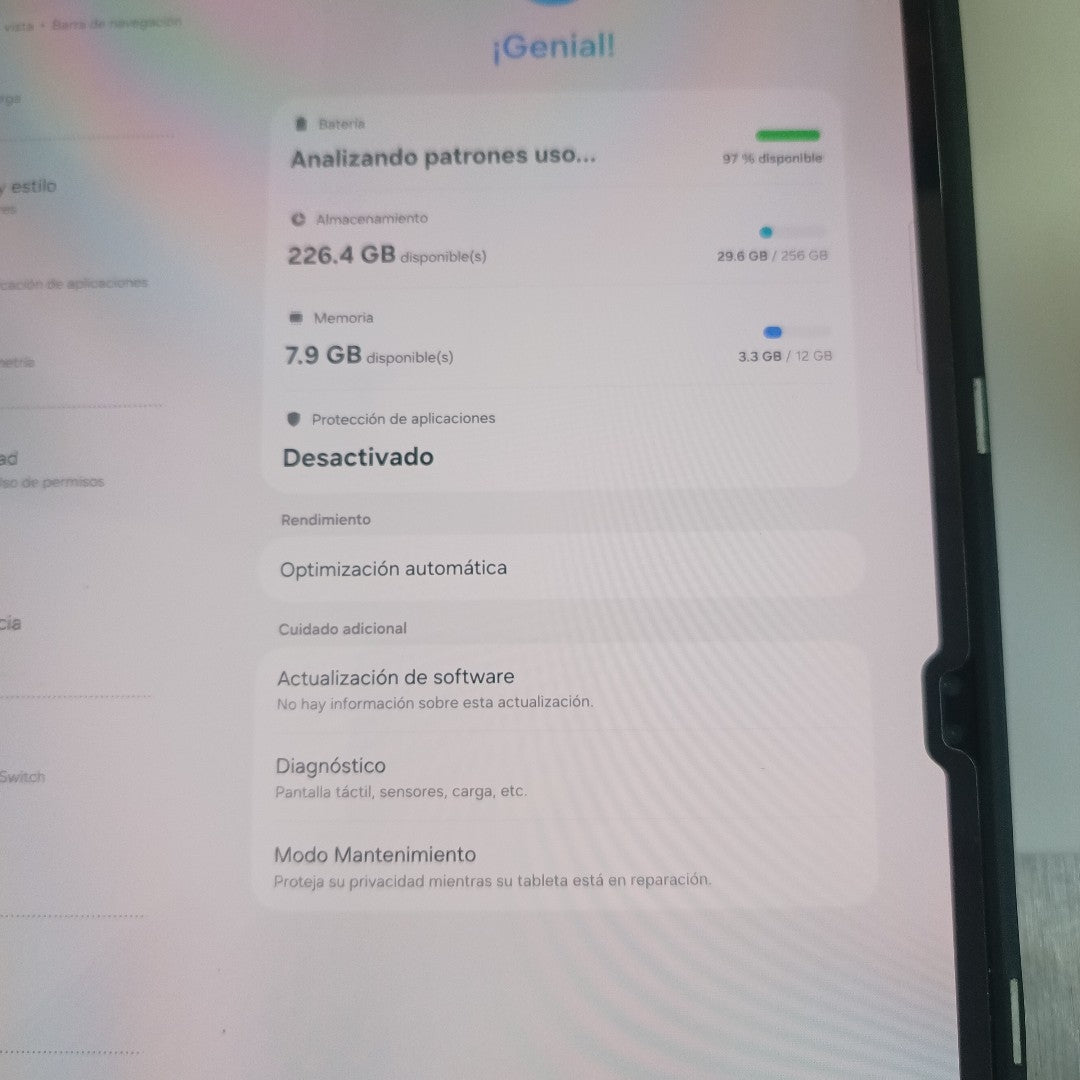 TABLETA SAMSUNG GALAXY TAB S10 ULTRA SM-X920 (2024) 256 GB 12 GB RAM (SEMINUEVO)