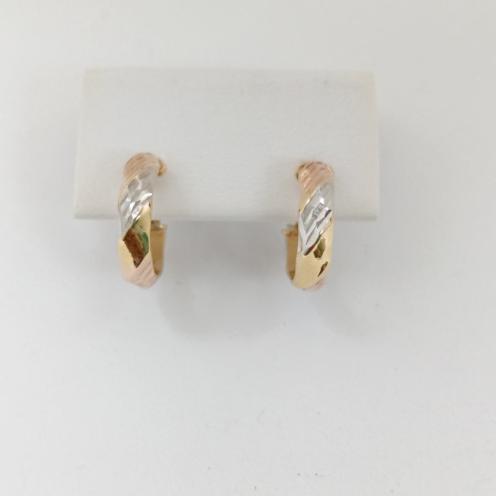 ARRACADAS PAR ORO 14 K 1.2 GRMS (SEMINUEVO)