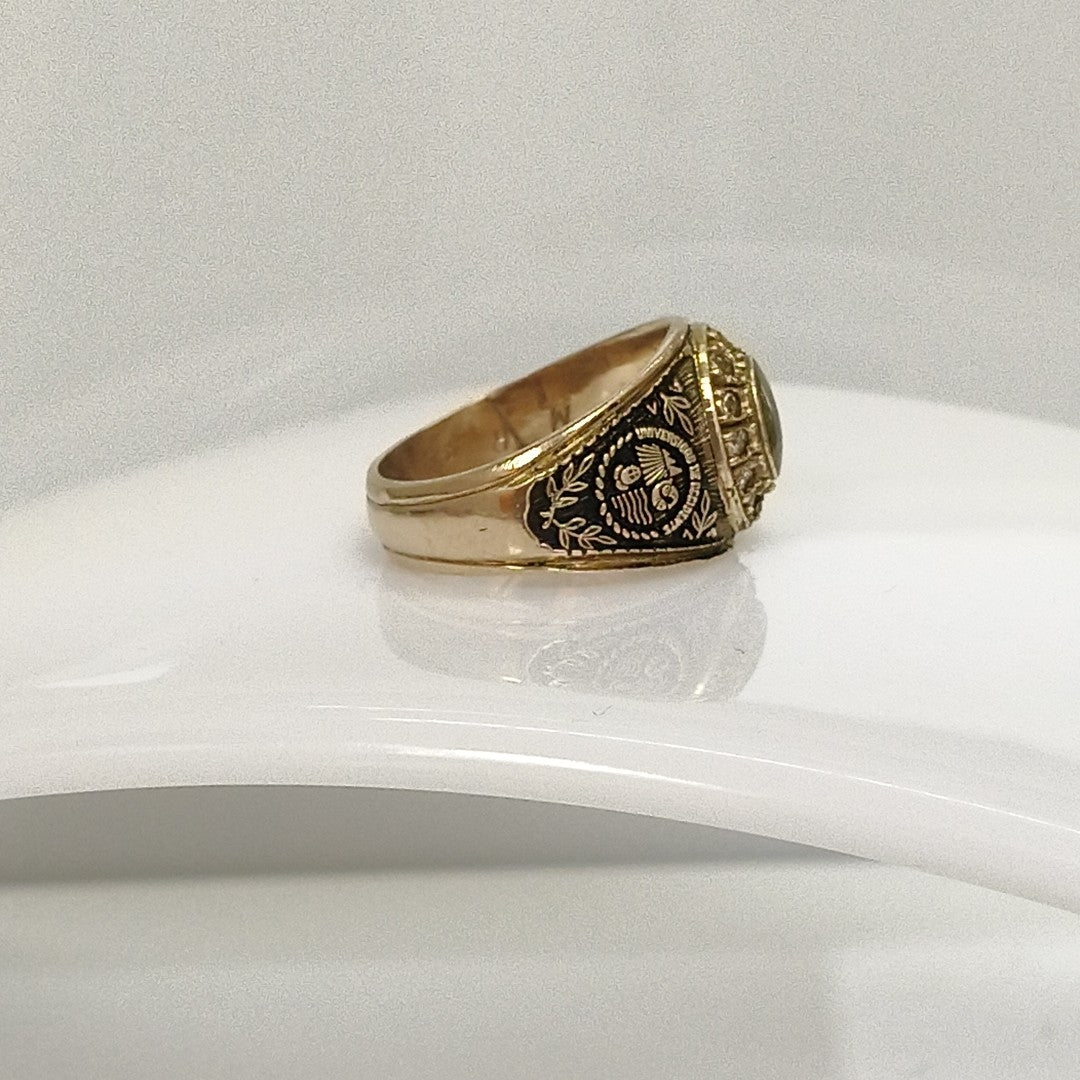 ANILLO DE GRADUACIÓN ORO 8 K 11.3 GRMS (SEMINUEVO)