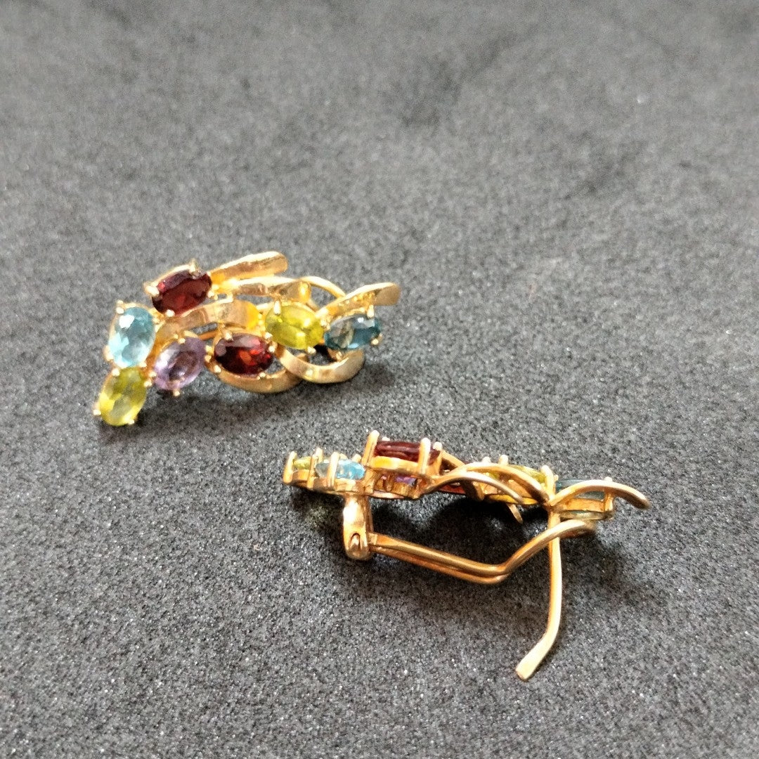 ARETES PAR ORO 14 K 8.6 GRMS (SEMINUEVO)