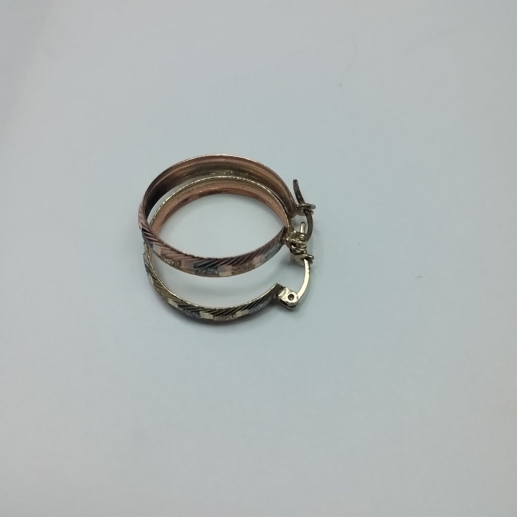 ARRACADAS PAR ORO 14 K 2.5 GRMS (SEMINUEVO)