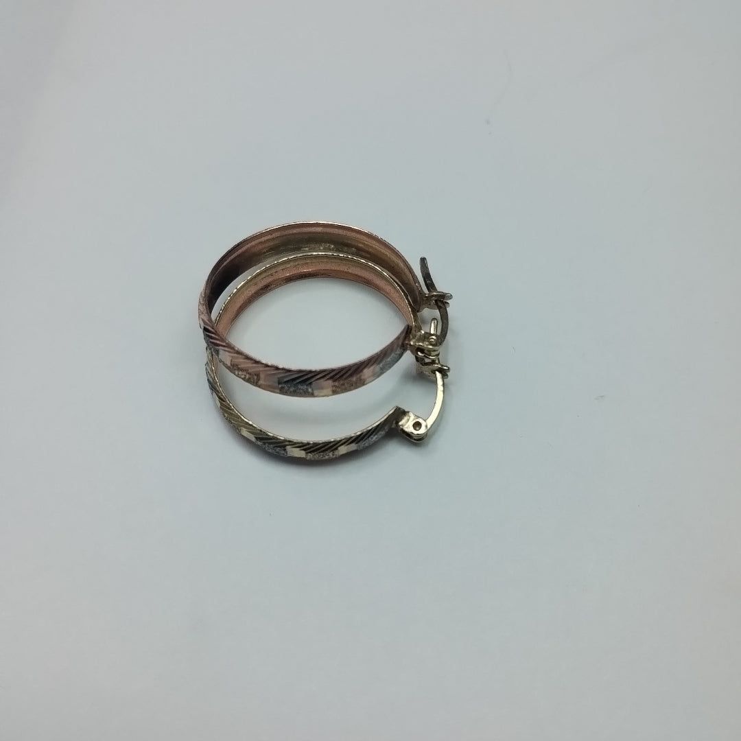 ARRACADAS PAR ORO 14 K 2.5 GRMS (SEMINUEVO)