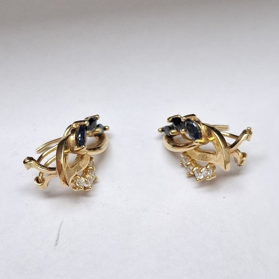 ARETES PAR ORO 14 K 5.4 GRMS (SEMINUEVO)