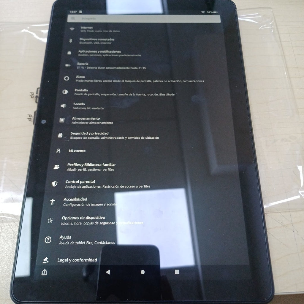 TABLETA AMAZON FIRE HD 10 11A GEN 32 GB 3 GB RAM (SEMINUEVO)