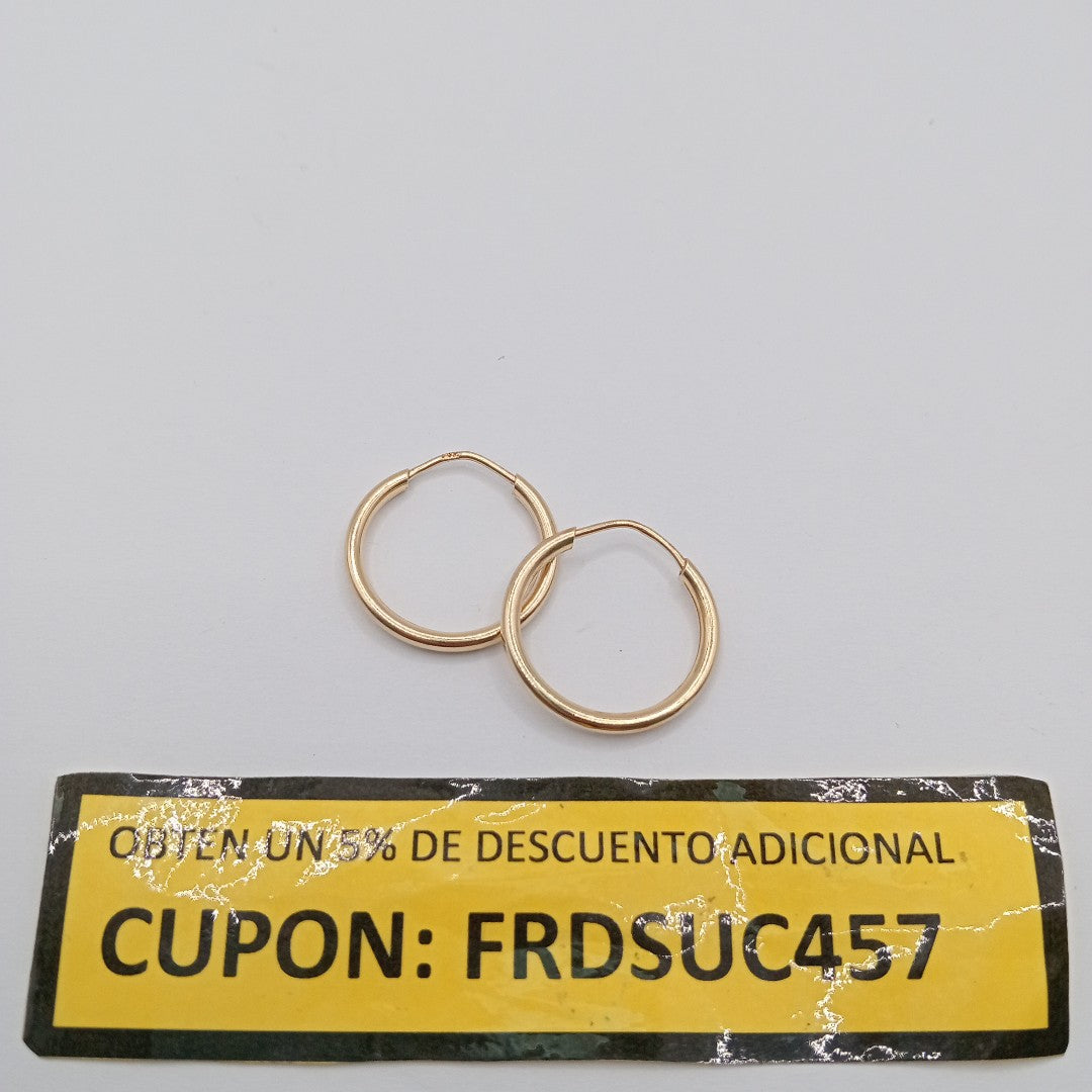 ARRACADAS PAR ORO 14 K 1.4 GRMS (SEMINUEVO)