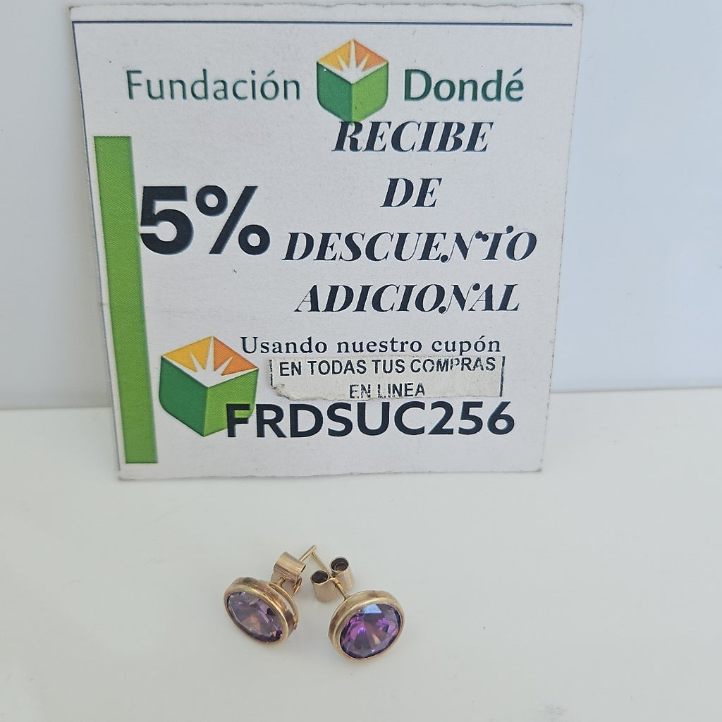 ARETES PAR ORO 10 K 2,60 GRMS (SEMINUEVO)