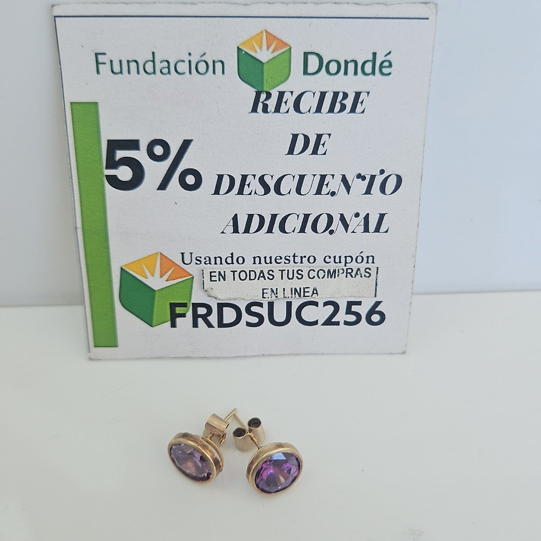 ARETES PAR ORO 10 K 2,60 GRMS (SEMINUEVO)