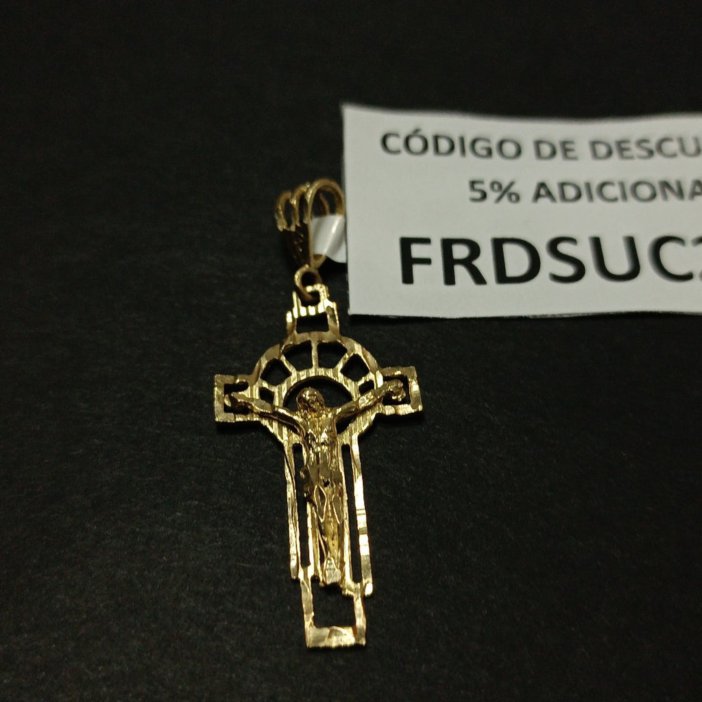 CRUCIFIJO ORO 14 K 3,00 GRMS (SEMINUEVO)