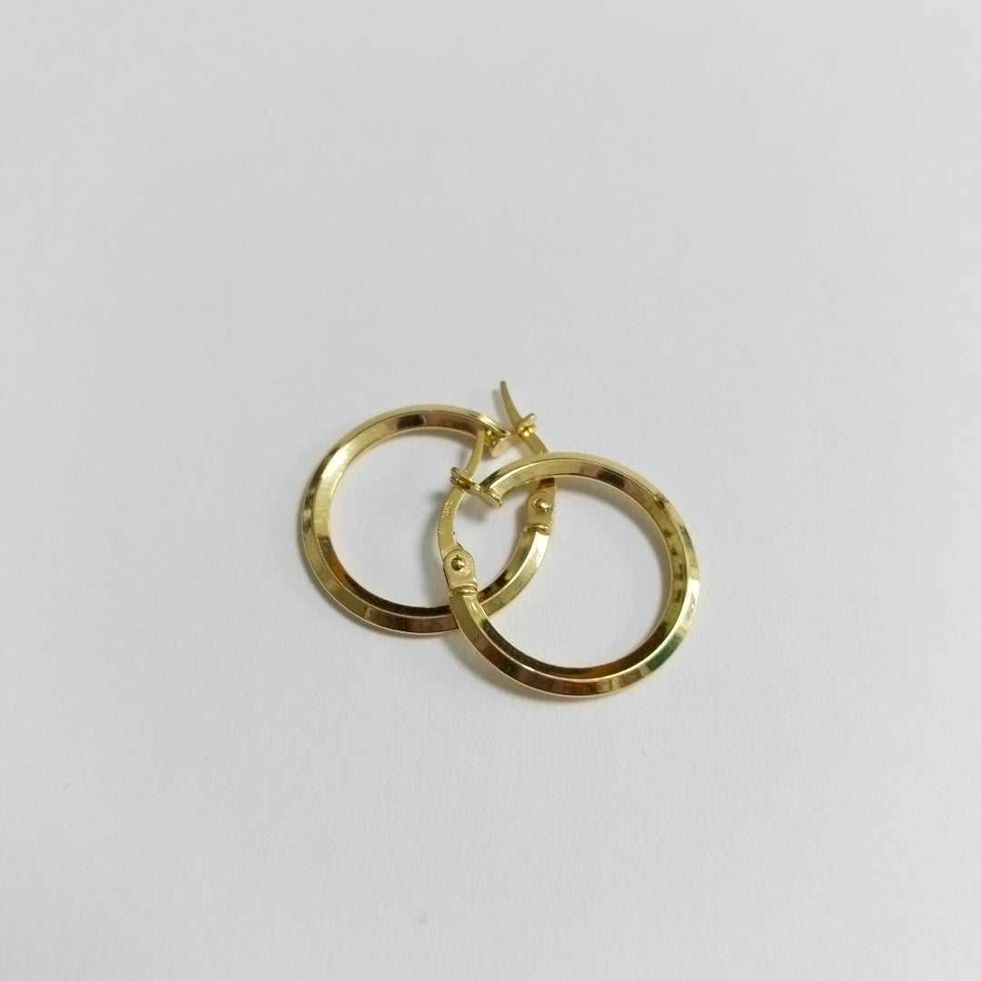 ARRACADAS PAR ORO 14 K 1 GRMS (SEMINUEVO)