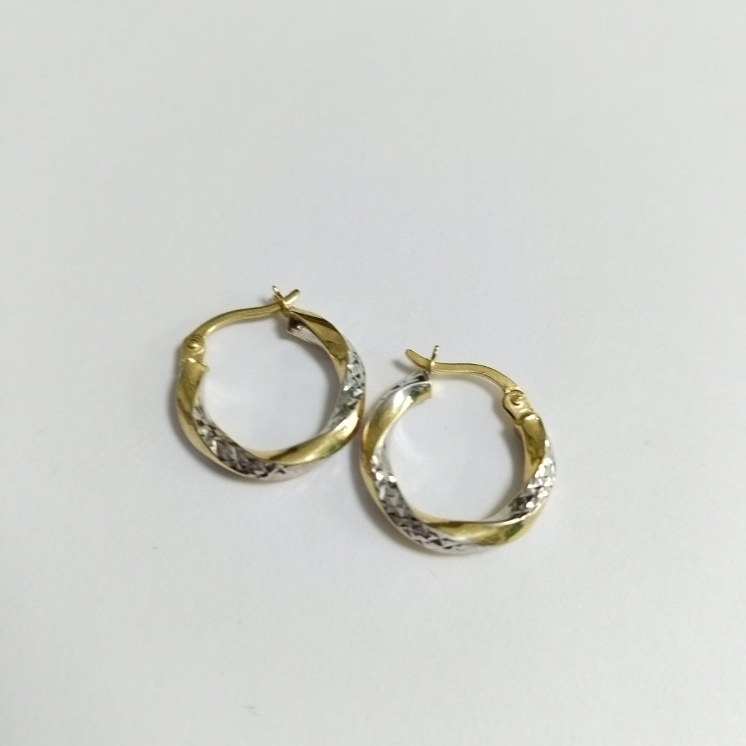 ARETES PAR ORO 14 K 1.5 GRMS (SEMINUEVO)