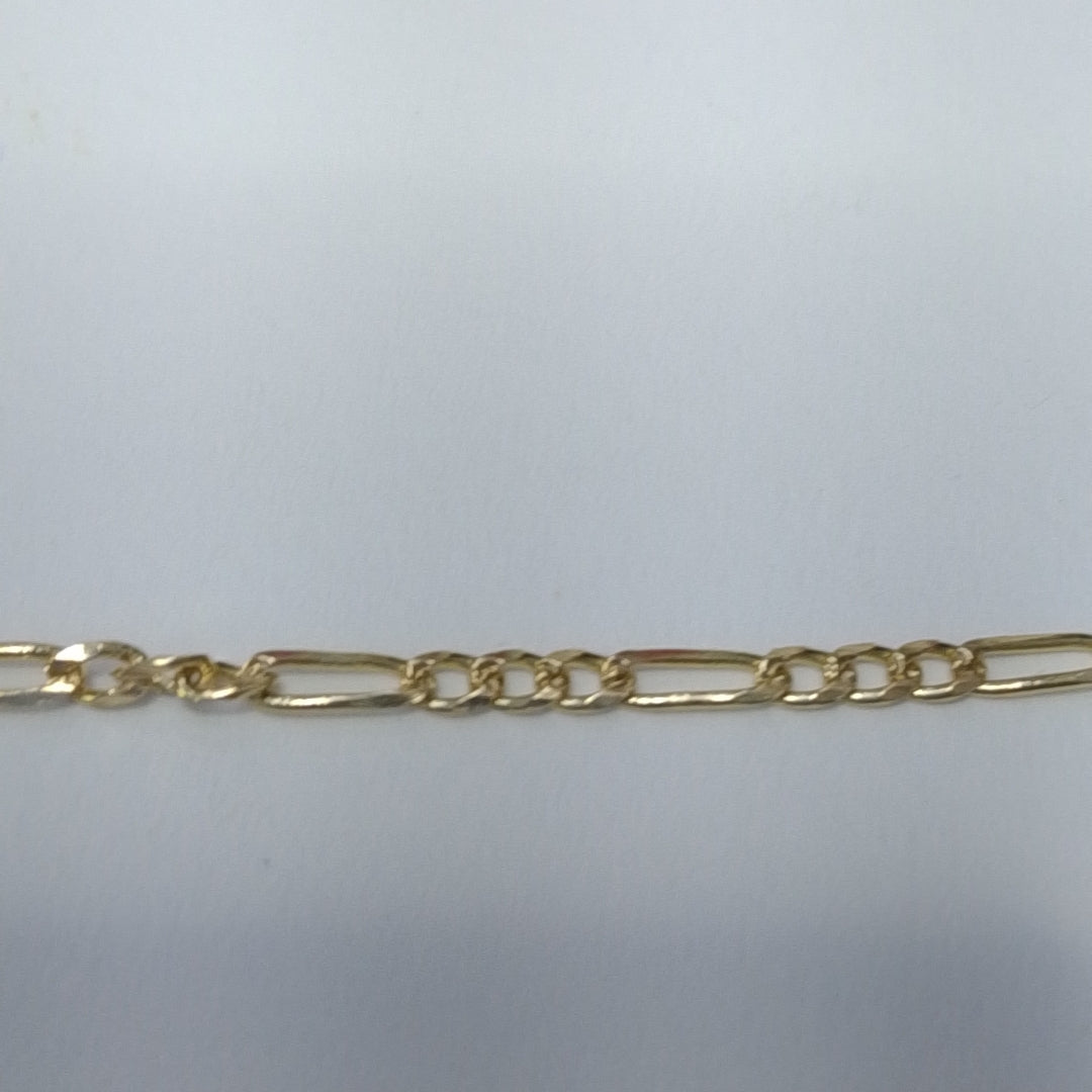 CADENAS 3X1 ORO 14K 55 CM 3.7 GR (NUEVO)
