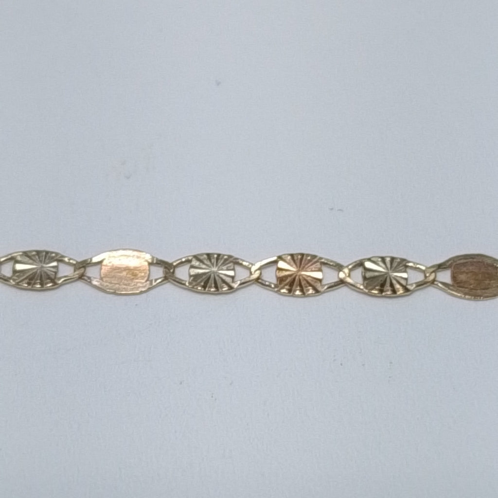 CADENAS TEJIDO GUCHI ORO 10K 55 CM 1.8 GR (NUEVO)