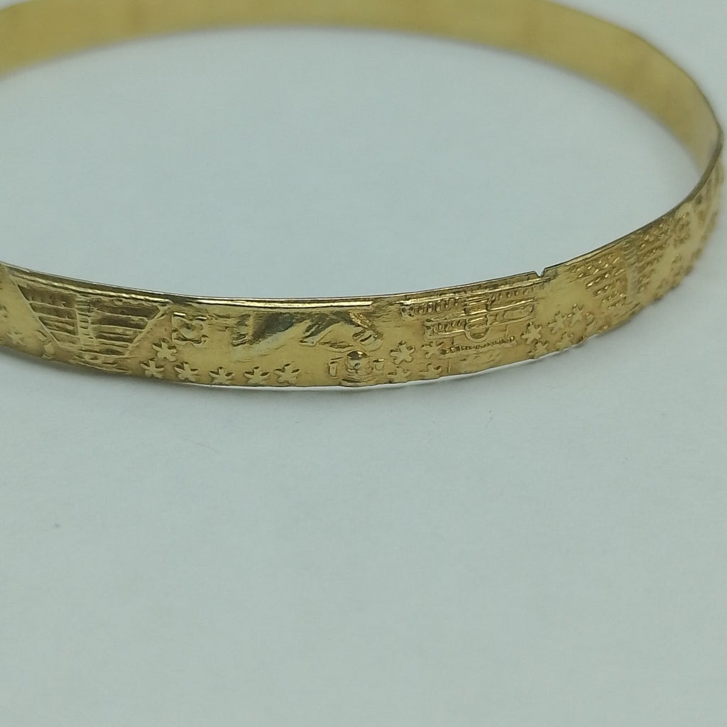 PULSERA RIGIDA ORO 8 K 10.5 GRMS (SEMINUEVO)