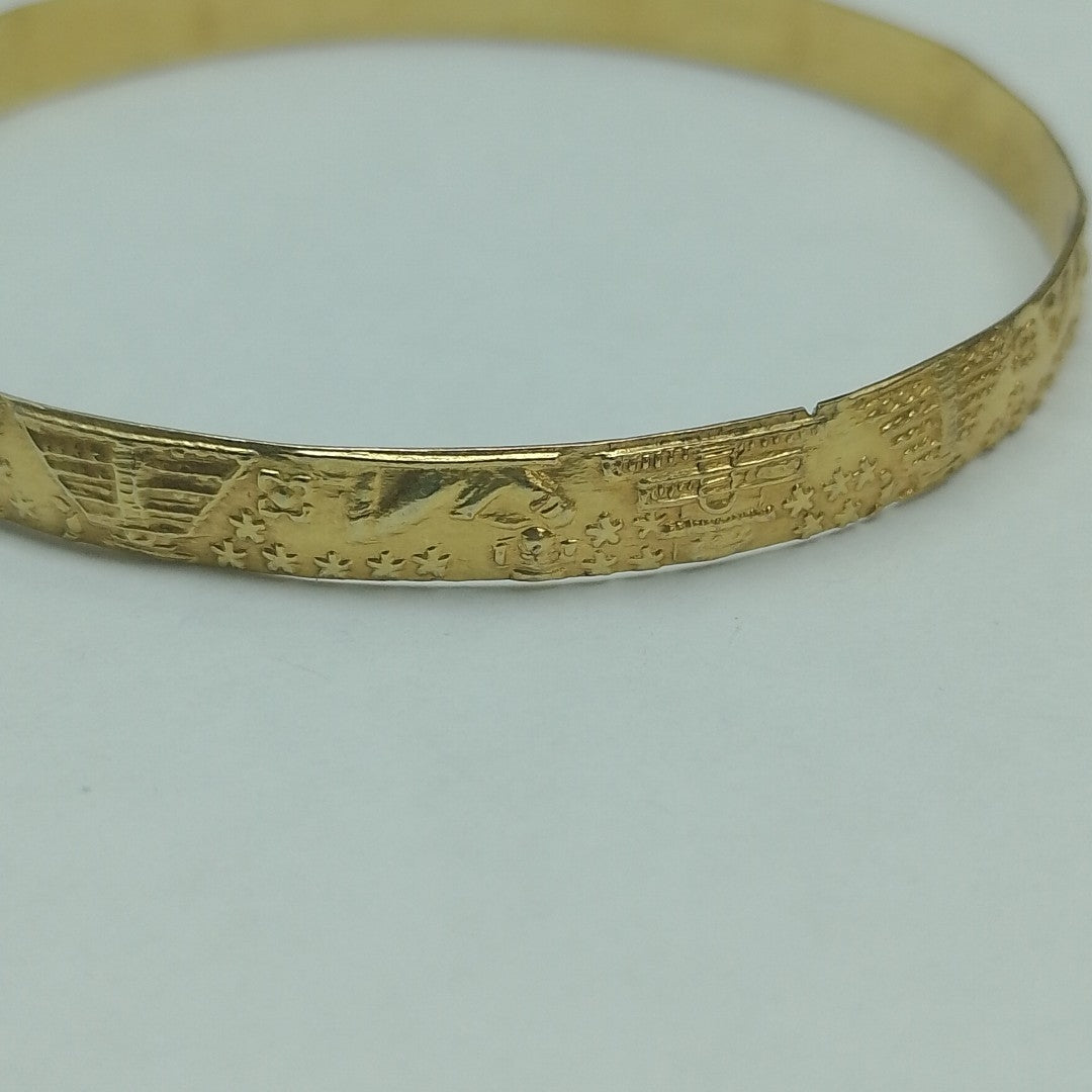 PULSERA RIGIDA ORO 8 K 10.5 GRMS (SEMINUEVO)