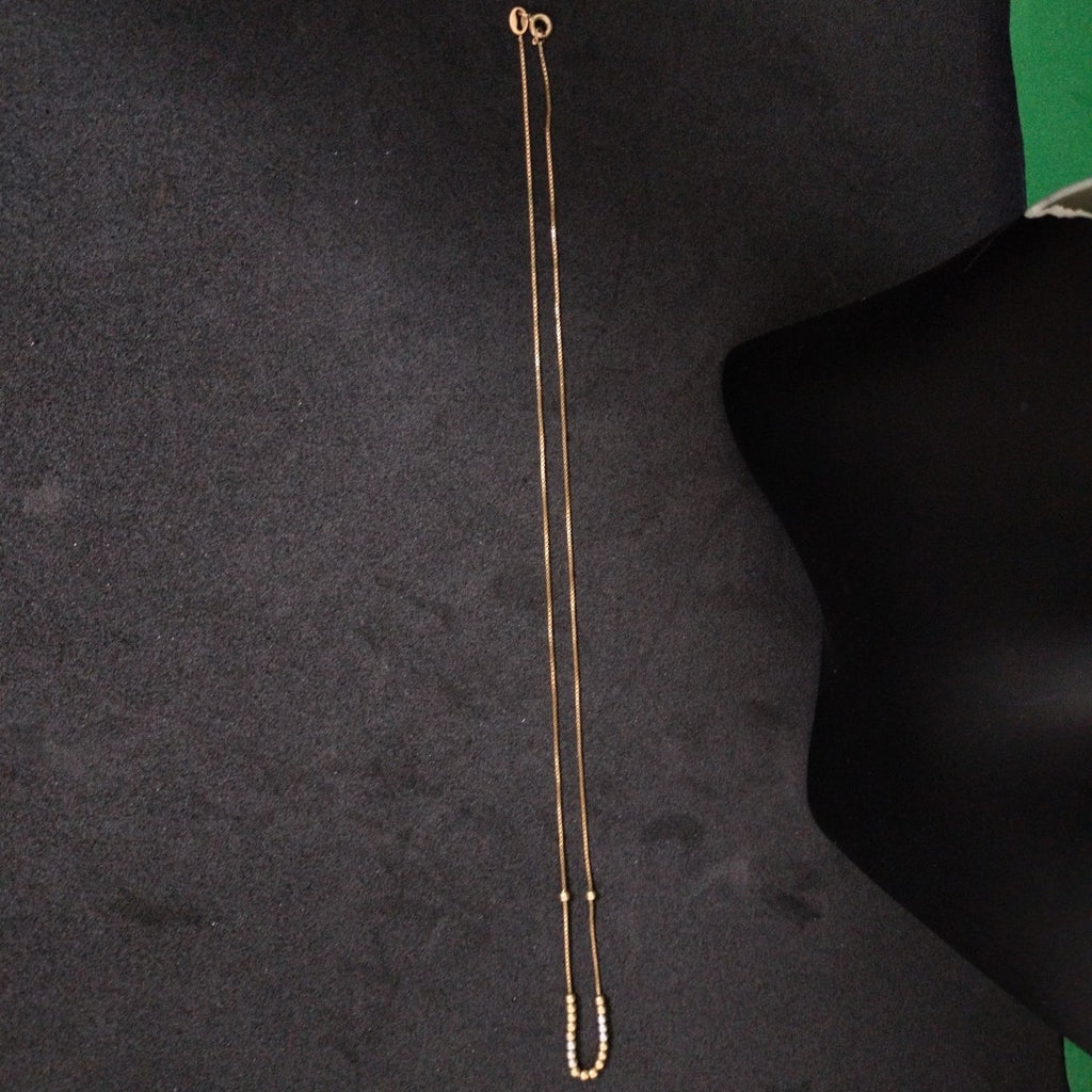 GARGANTILLA ORO 14 K 2.5 GRMS (SEMINUEVO)