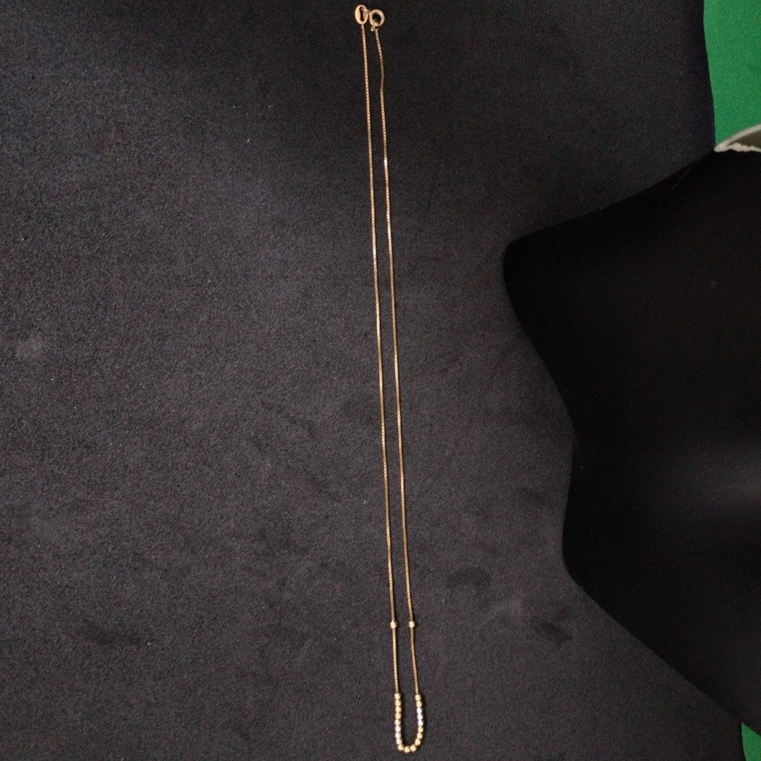 GARGANTILLA ORO 14 K 2.5 GRMS (SEMINUEVO)