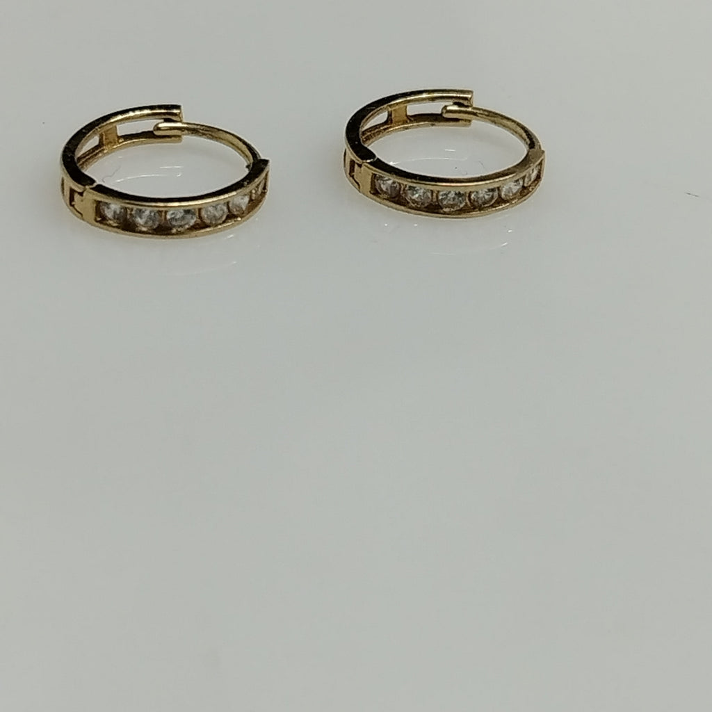ARRACADAS PAR ORO 10 K 0.7 GRMS (SEMINUEVO)