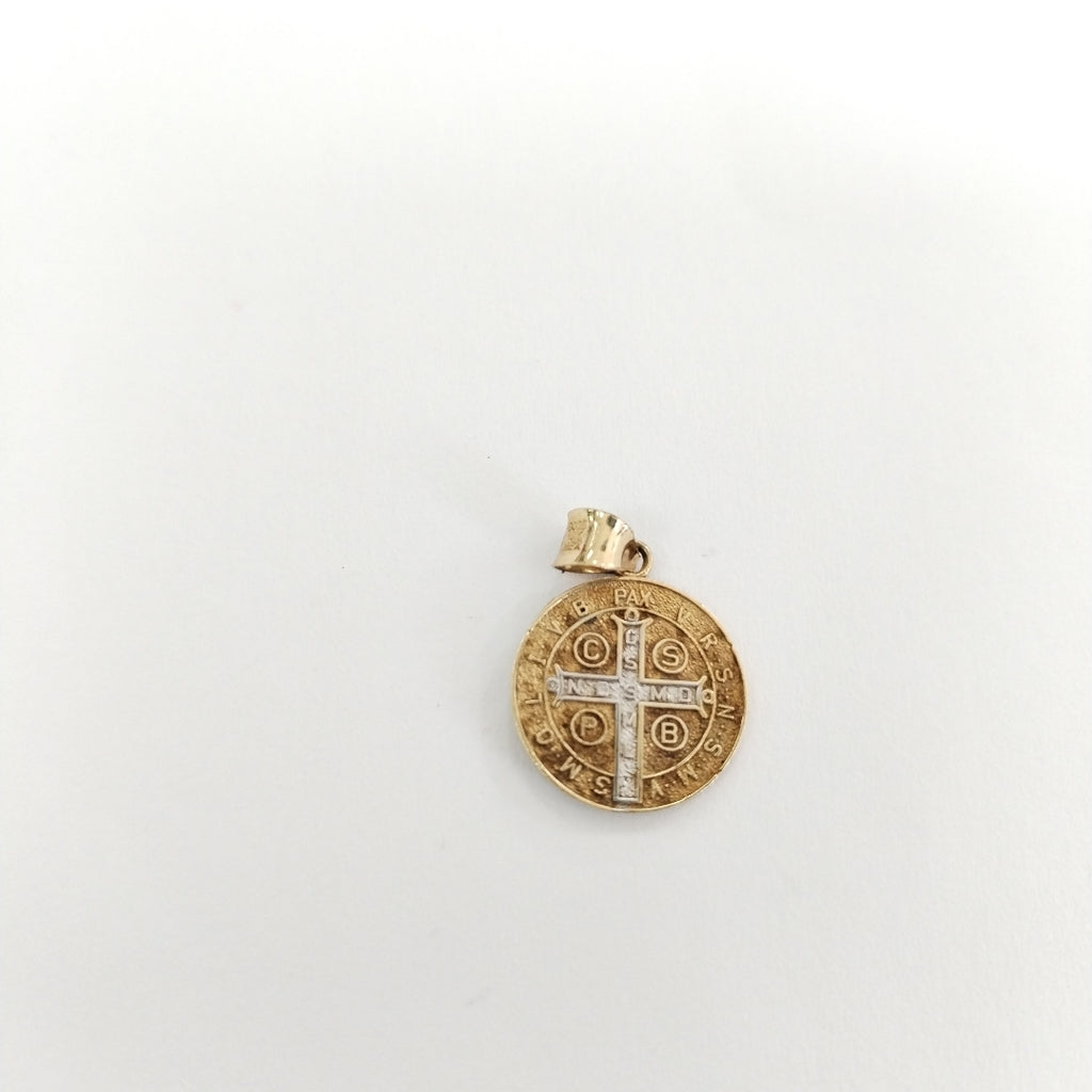 DIJE,MEDALLA RELIGIOSA ORO 10 K 1,30 GRMS (SEMINUEVO)