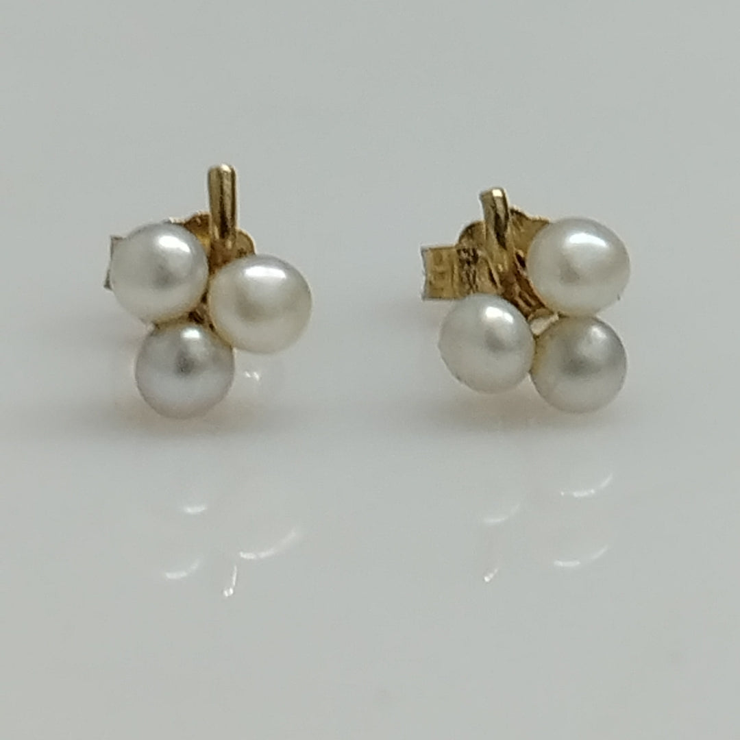 BROQUELES PAR ORO 14 K 1,00 GRMS (SEMINUEVO)