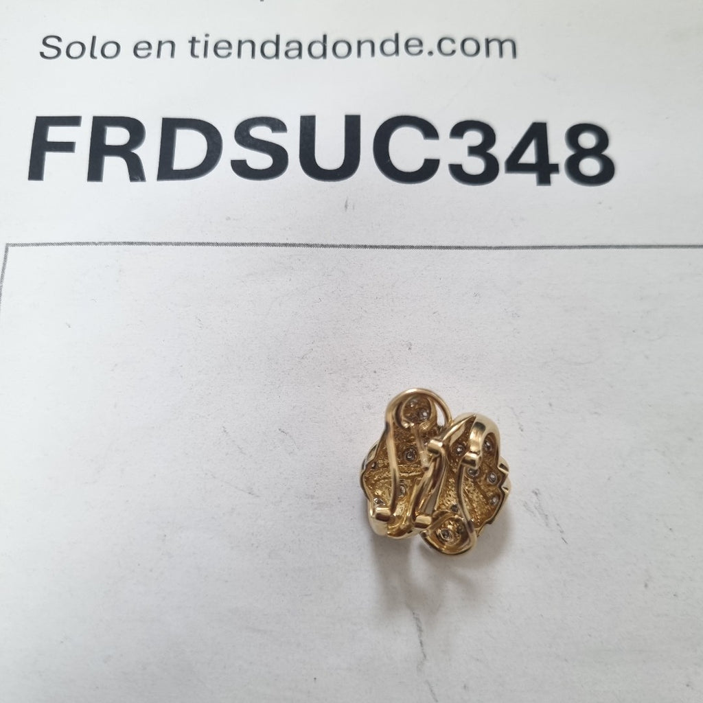 ARETES PAR ORO 14 K 6,00 GRMS (SEMINUEVO)
