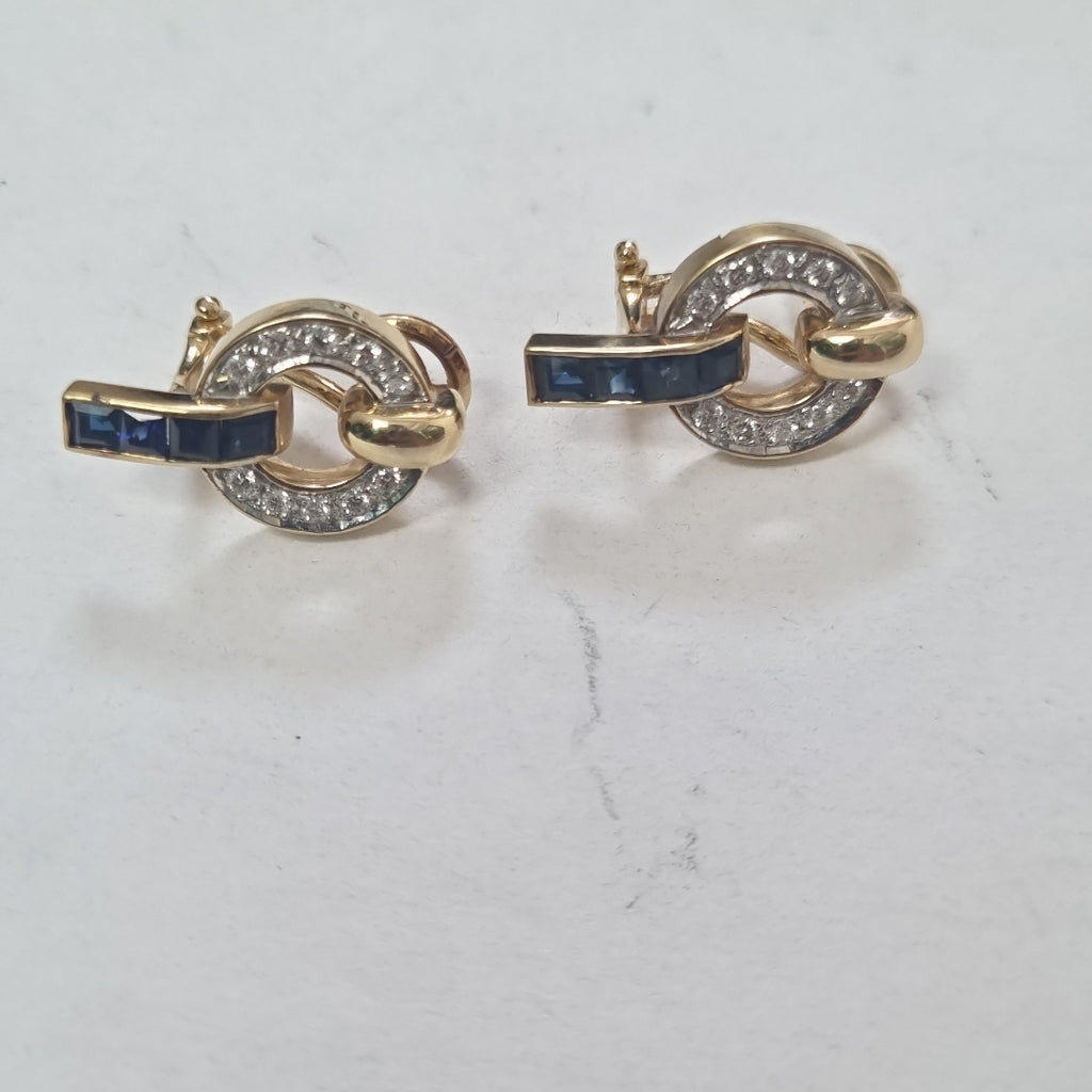 ARETES PAR ORO 14 K 6,70 GRMS (SEMINUEVO)