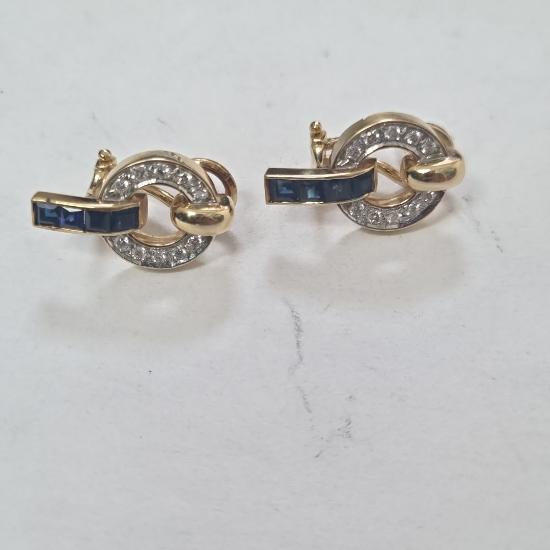 ARETES PAR ORO 14 K 6,70 GRMS (SEMINUEVO)