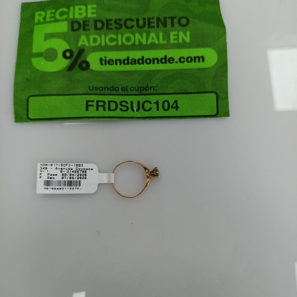 ANILLITO ORO 10 K 1.3 GRMS (SEMINUEVO)