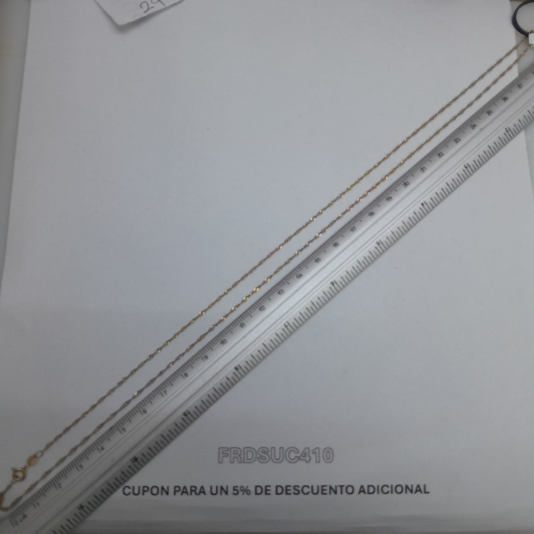 CADENA ORO 10 K 2.1 GRMS (SEMINUEVO)