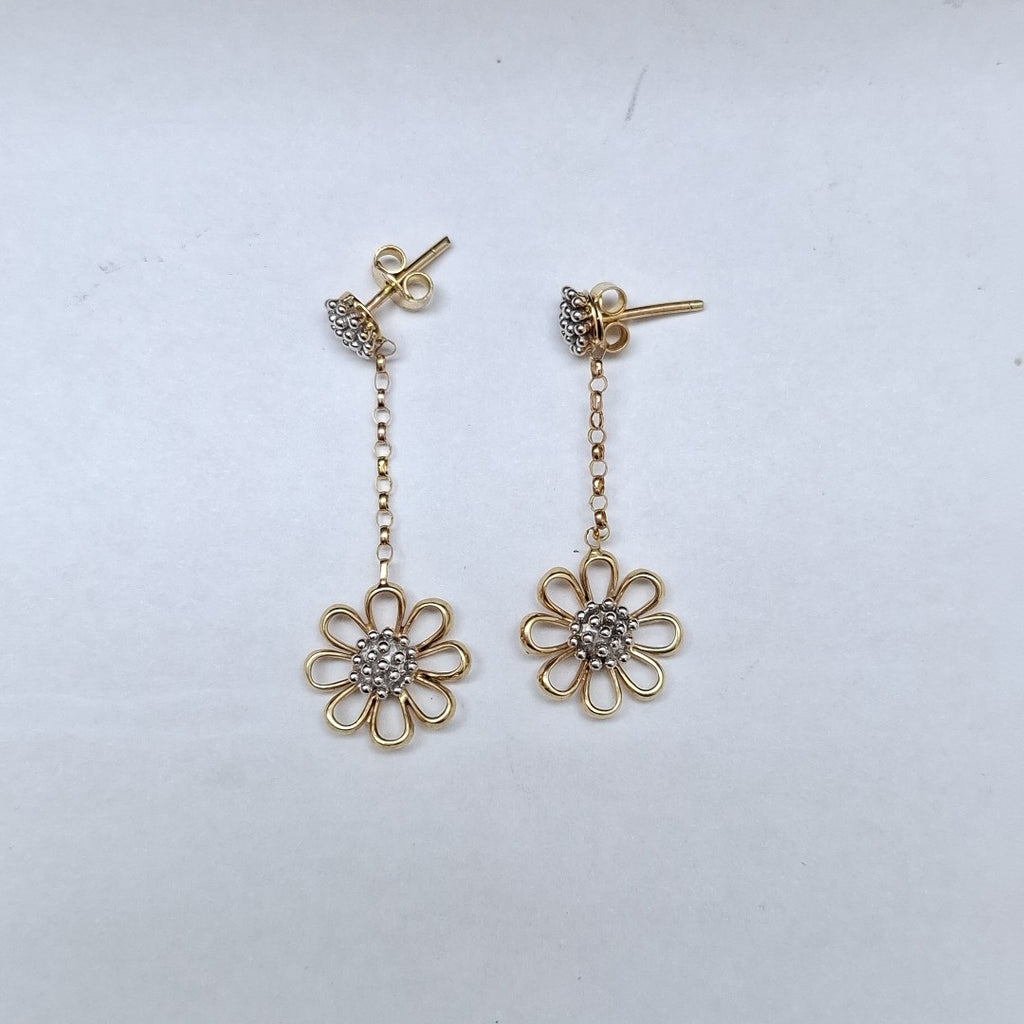 ARETES PAR ORO 14 K 4.2 GRMS (SEMINUEVO)