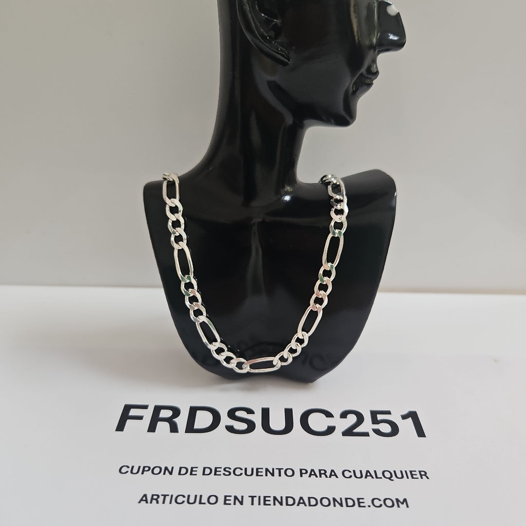CADENA TEJIDO 3X1 PLATA .925 60 CM 17.6 GR (NUEVO)