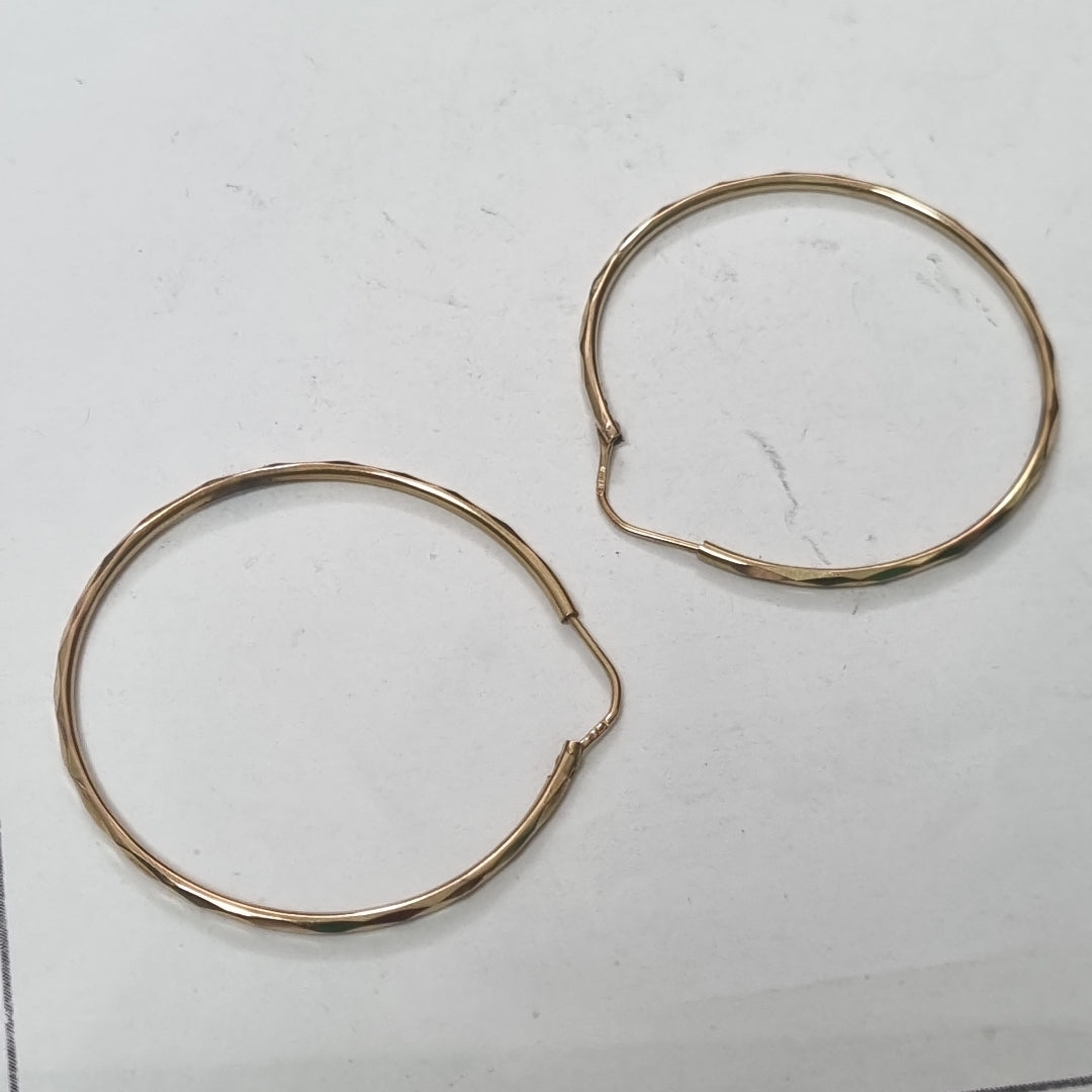 ARRACADAS PAR ORO 14 K 2.5 GRMS (SEMINUEVO)