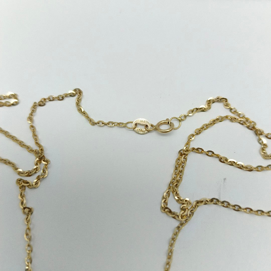 CADENA ORO 14 K 2.3 GRMS (SEMINUEVO)