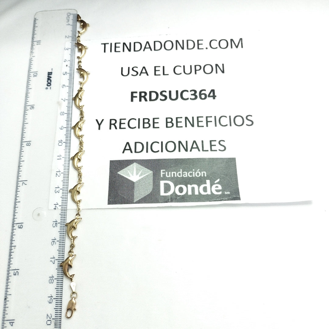 PULSERA ORO 14 K 4,60 GRMS (SEMINUEVO)