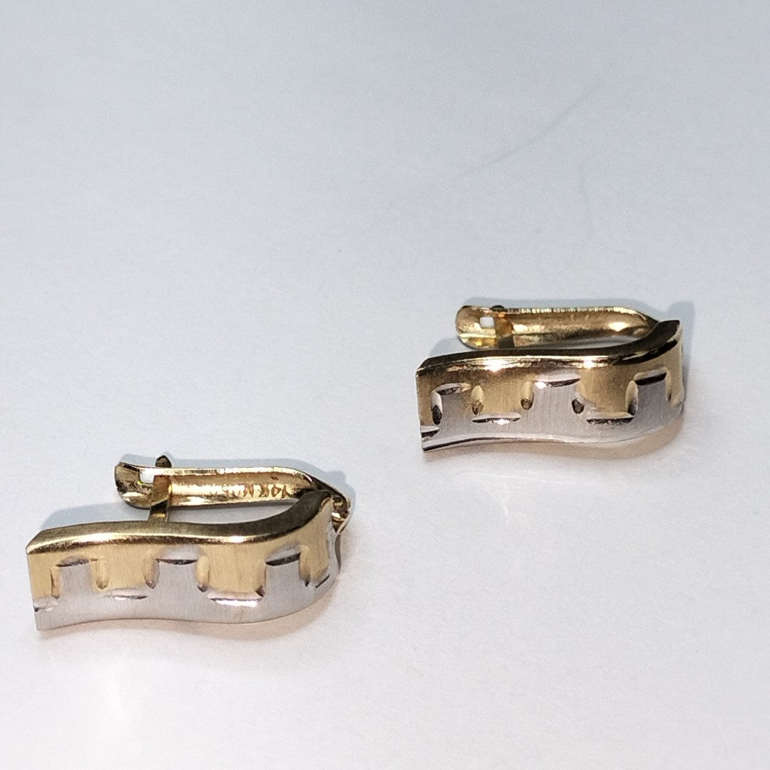 ARETES PAR ORO 14 K 1.9 GRMS (SEMINUEVO)