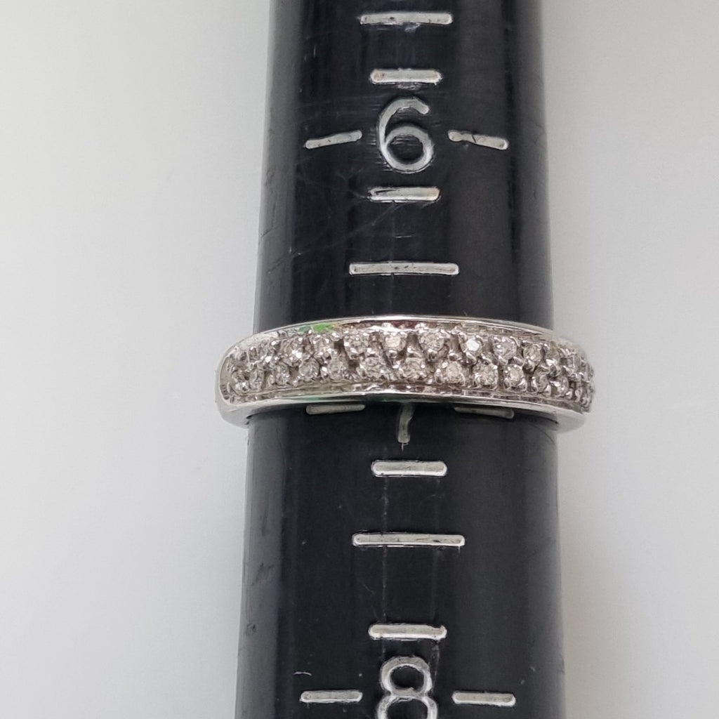 ANILLITO ORO BLANCO 18 K 4.8 GRMS (SEMINUEVO)