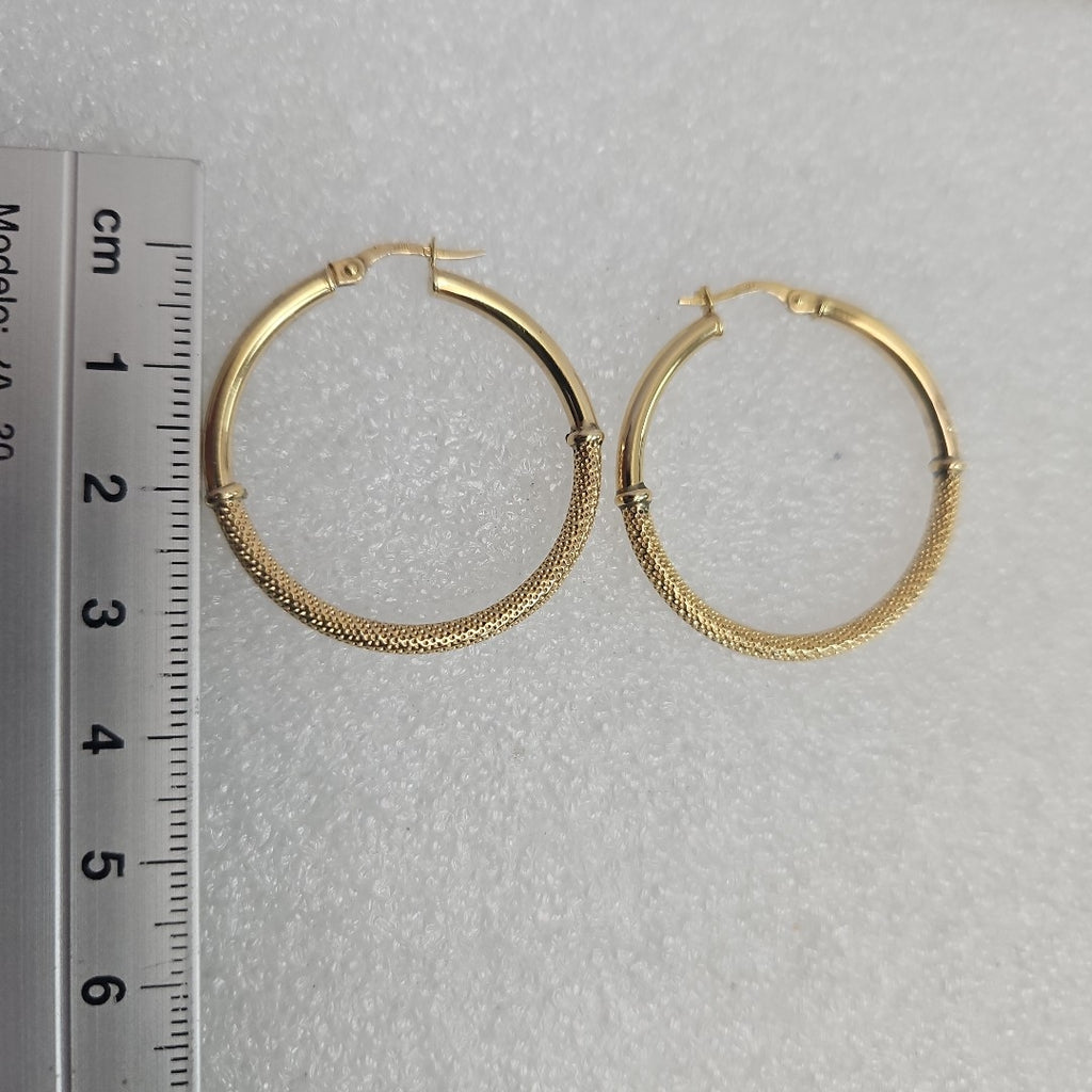ARRACADAS PAR ORO 14 K 2,50 GRMS (SEMINUEVO)