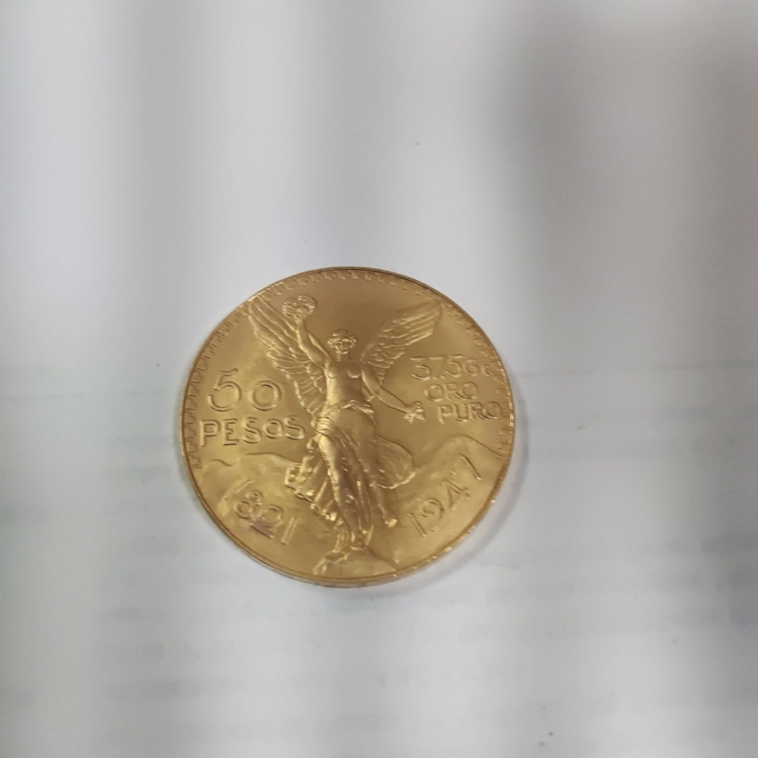 K1 41.6 GRMS 21 K IDENTIFICACIÓN MONEDA NOMINATIVA MONEDAS PESOS 50 PESO (SEMINUEVO)